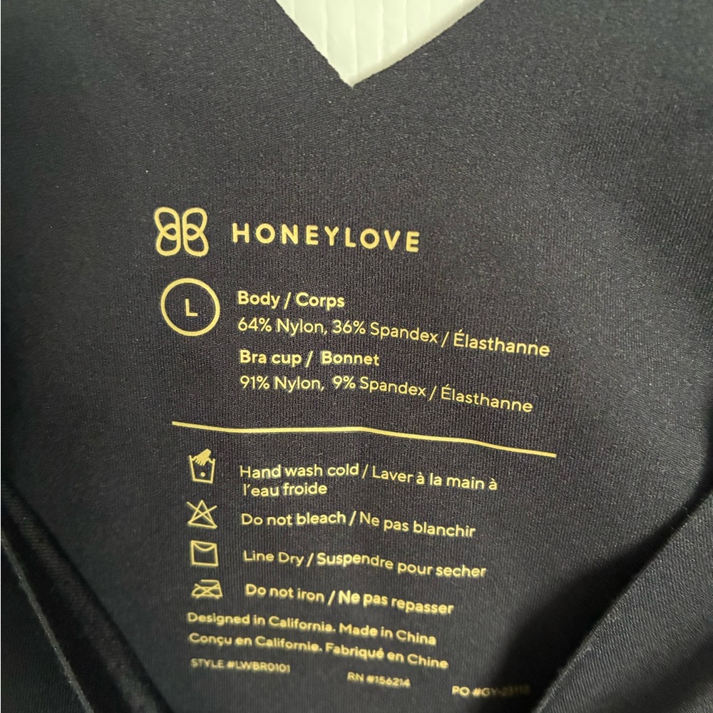 Honeylove Black Bra - Picture 2 of 2